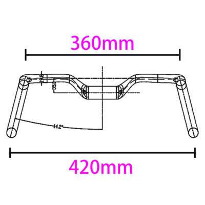 Carbon Fiber Riser 35mm Handlebar Road Bike Drop Bar 31.8mm Internal Cable Black