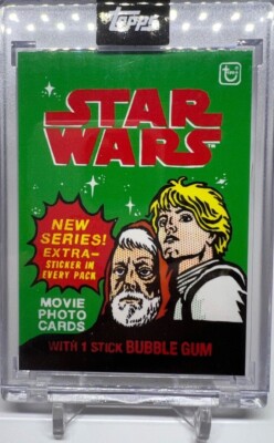 Topps 2022 Star Wars May the 4th Card 7 Luke Skywalker & Obi-Wan by Jamieson