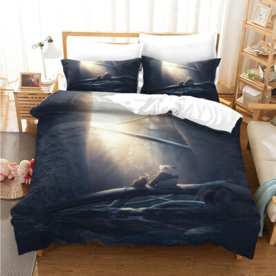 3D Panda Sunlight Forest Quilt Cover Set Bedding Sets Pillowcases 94