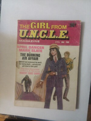 TV  Tie-in - Girl from U.N.C.L.E. magazine - April 1967 - The Burning Air Affair