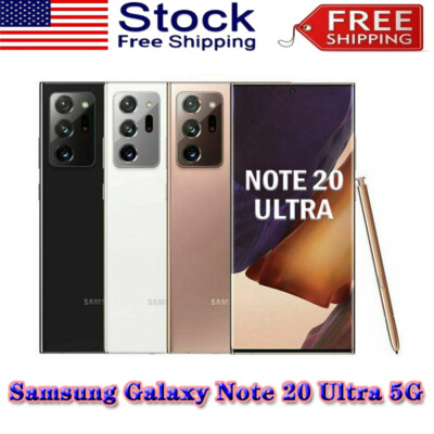 New Sealed Samsung Galaxy Note 20 Ultra 5G 128GB N986U Fully Unlocked GSM+CDMA