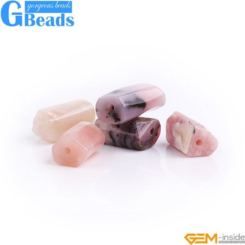 Natural Assorted Gemstone Faceted Tube Column Beads for Jewelry Making 8x12mm - Picture 50 of 192