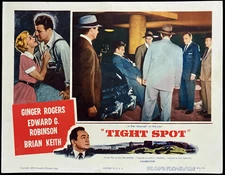 TIGHT SPOT Original Movie Lobby Card Poster Ginger Rogers Brian Keith Film Noir