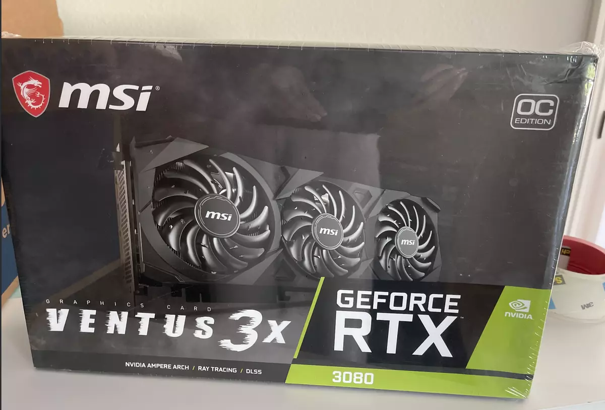 MSI - Geforce RTX 3080 VENTUS 3X 10G OC BV GDDR6X Graphics Card NonLHR  BRAND NEW