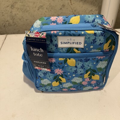 Simplified Fit & Fresh Lunch tote by Emily Ley includes 2 containers