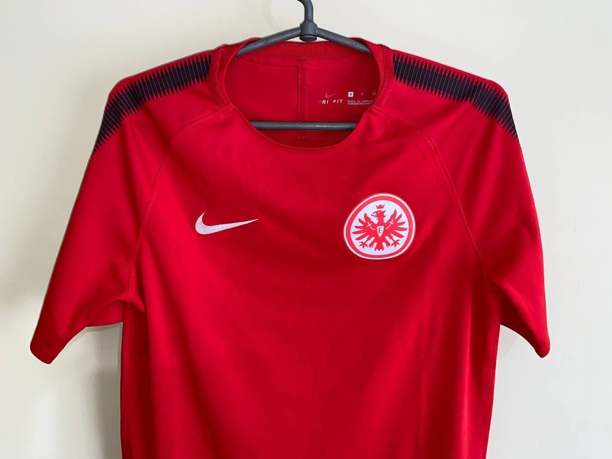 Eintracht Frankfurt Football Shirt Training mens S red jersey | eBay
