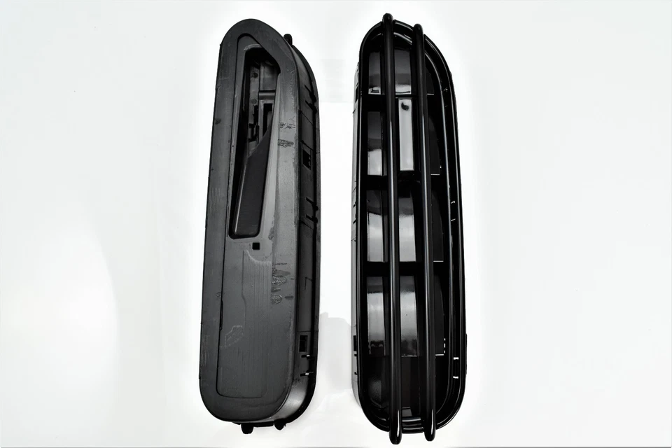 FOR 06-10 E60 E61 M5 GLOSS BLACK FENDER VENTS GRILLES REPLACEMENT STICKER GRILLE - Image 3 of 3