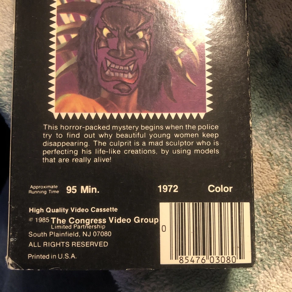 CRUCIBLE OF TERROR - Mike Raven - Mary Maude (VHS-Tape) SCARCE - LIKE NEW Foto 4 de 4