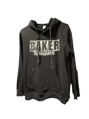 Baker Skateboards Printed Hoodie Black - Men s Small