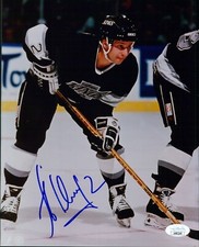 Alexei Zhitnik Los Angeles Kings Signed 8x10 Glossy Photo JSA Authenticated