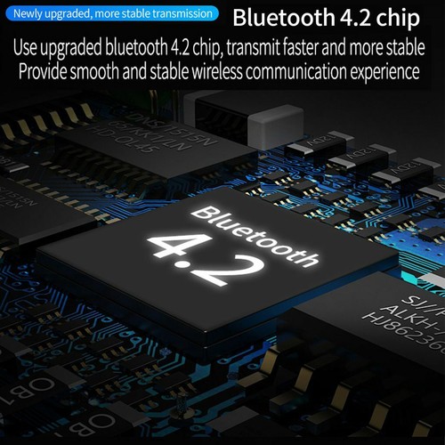 Auricolare Bluetooth Auricolare Wireless con Microfono per Guida Corsa Chiamate - Foto 4 di 14