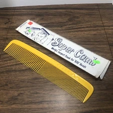 Vintage 1960s Giant Super Comb 15" Oversized Novelty Gag Gift Fishlove Co USA