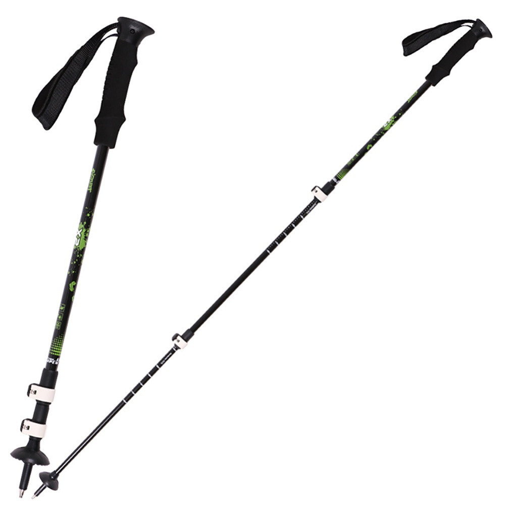 PIONEER Portable Alpenstock Walking Stick Hand Crutch Outdoor