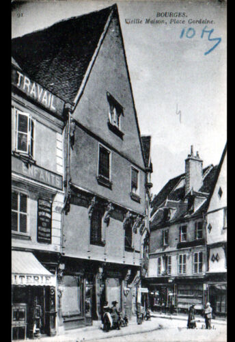 BOURGES (18) COMMERCES , Place GORDAINE animée début 1900 - Bild 1 von 1