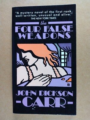 The Four False Weapons John Dickson Carr vintage paperback