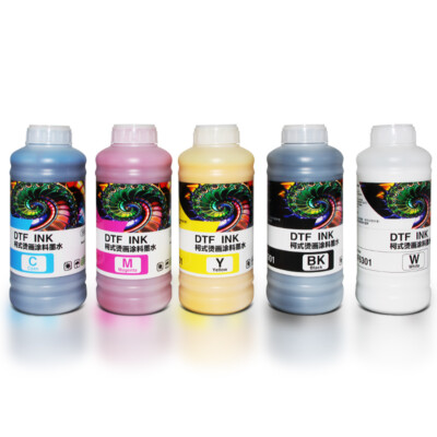 5x1000ML High Quality DTF Ink for Pet Film Printing Textile Transfer Printer