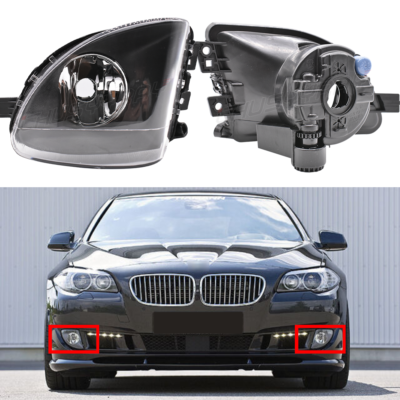 Fog Light Fit for 11-13 BMW 5 Series F10 F11 Smoke Glass Lens 1