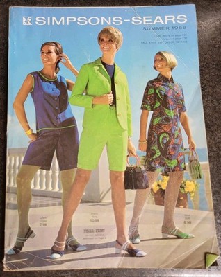 1968 Simpsons Sears Canada Summer Catologue Catolog, Nice RARE