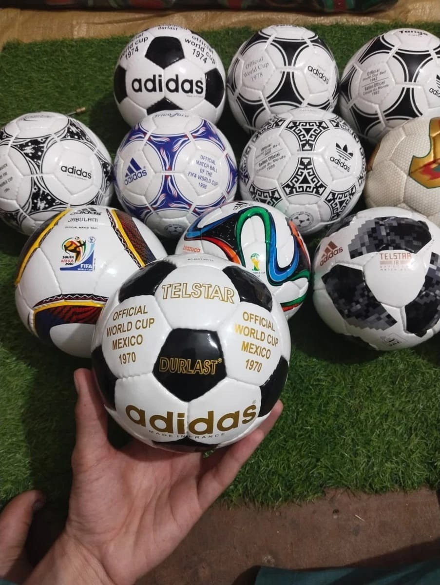 Set OF 14 ADIDAS HISTORICAL FIFA WORLD CUP 1970 TO 2022 Match