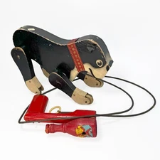 1934 Hustler Peppy Pup Boston Terrier Toy - Hustler Corporation Sterling IL 30's