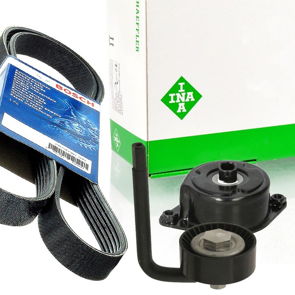 Bosch 5PK813 Keilrippenriemen-Satz + Spanner FüR E46 E39 E38 E53 BMW Land Rover-image