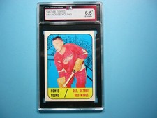 1967/68 TOPPS NHL HOCKEY CARD #49 HOWIE YOUNG KSA 6.5 EXNM+ SHARP!! 67/68 TOPPS