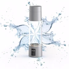 Portable Hydrogen Water Bottle 4000ppb - SPE PEM Technology 2025 NEW!