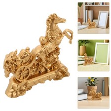  Statue de cheval en résine | Figurine de cheval du Nouvel An chinois 2026 |