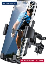 Bike Phone Holder Mount, Secure Handlebar Phone Mount Holder for Bike and Motorc