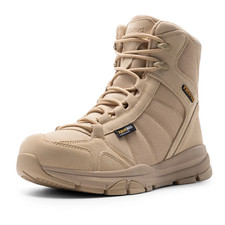 Men Tactical Hiking Boots Lightweight Military Combat Outdoor Work Boots Sand