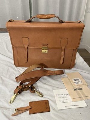 VTG New! HARTMANN Belting Leather Lawyer Doctor Briefcase Deadstock