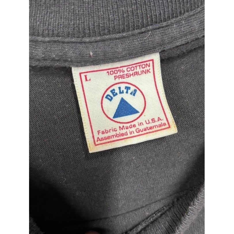 1995 Vintage  Star Wars Return of the Jedi Yoda  Black Size L Single Stitch - Image 3 of 4