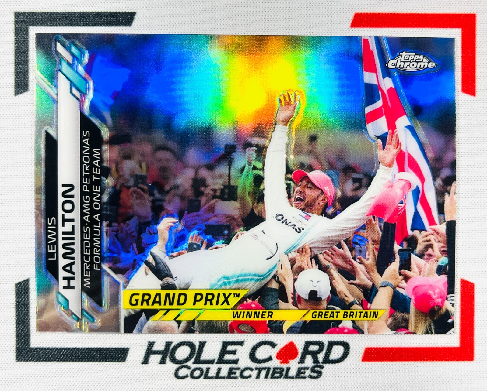 LEWIS HAMILTON 2020 Topps Chrome Formula 1 F1 Silver Refractor #142 (1)