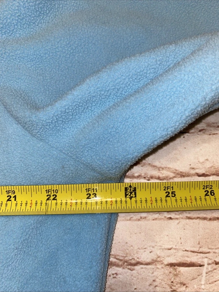 Old Navy Vintage Quarter Zip Sherpa Sweater Lite Blue & Gray XXL - Image 4 of 4