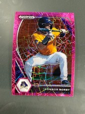 Connor Norby 2021 Panini Draft Picks Baseball #PDP41 Card Pink Velocity