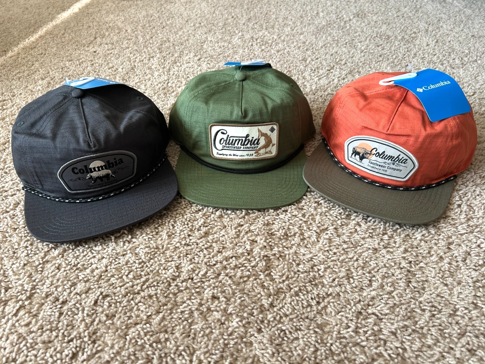 Columbia Ratchet Strap Outdoor Flat Bill Snapback Cap
Opens in a new window or tab