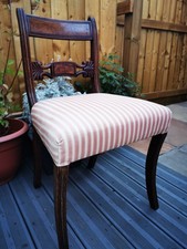 solid wood vintage dining dressing table chair stool low back kids shabby chic 