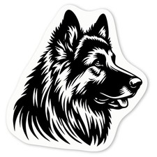 'German Shepherd Dog Side-View' Decal Stickers DW047930 