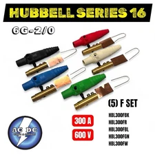 Hubbell HBL300 Cam-Lock Wire Set #6 - 2/0 Female Camlok Connector kit series 16