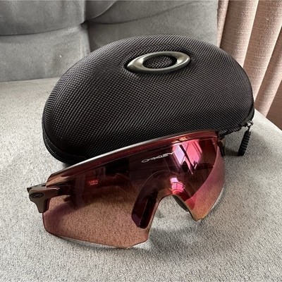 Oakley Encoder Wrap Sunglasses Brown Frame Red Prizm Mirrored Lens OO9471-0836