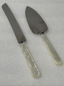 Vintage Love Remembrance By Heartline Wedding Knife & Server, Made in Japan