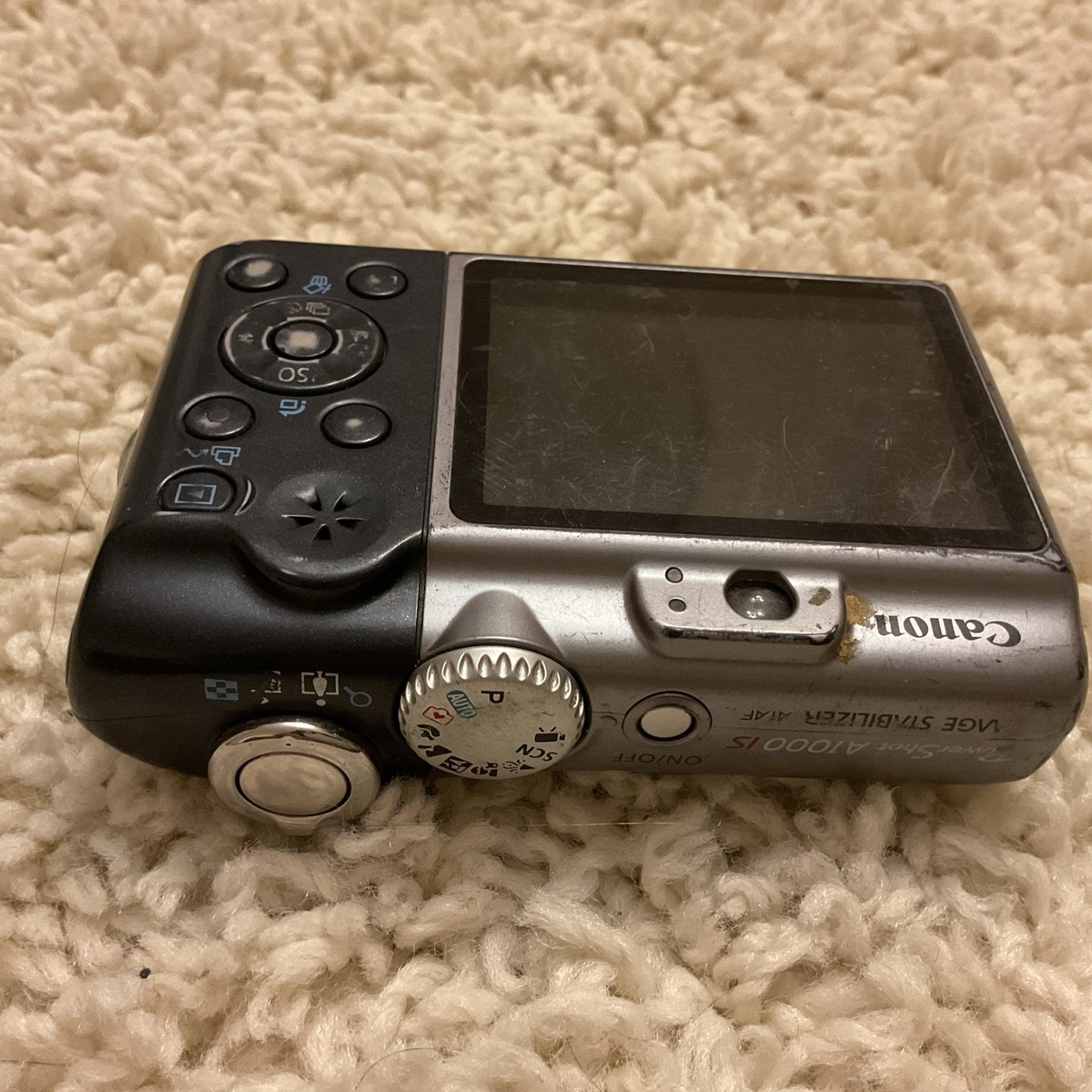 Canon PowerShot A1000 IS 10mp 4X Zoom Digital Camera - UNTESTED | eBay