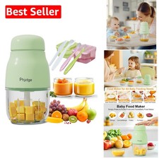 Stainless Steel Baby Food Processor - Efficient 10oz Blender for Infants