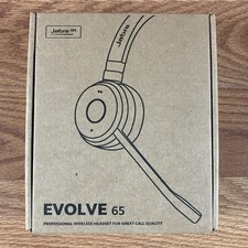 Jabra Evolve 65 Wireless Professional Head Set - FAST SHIPPING