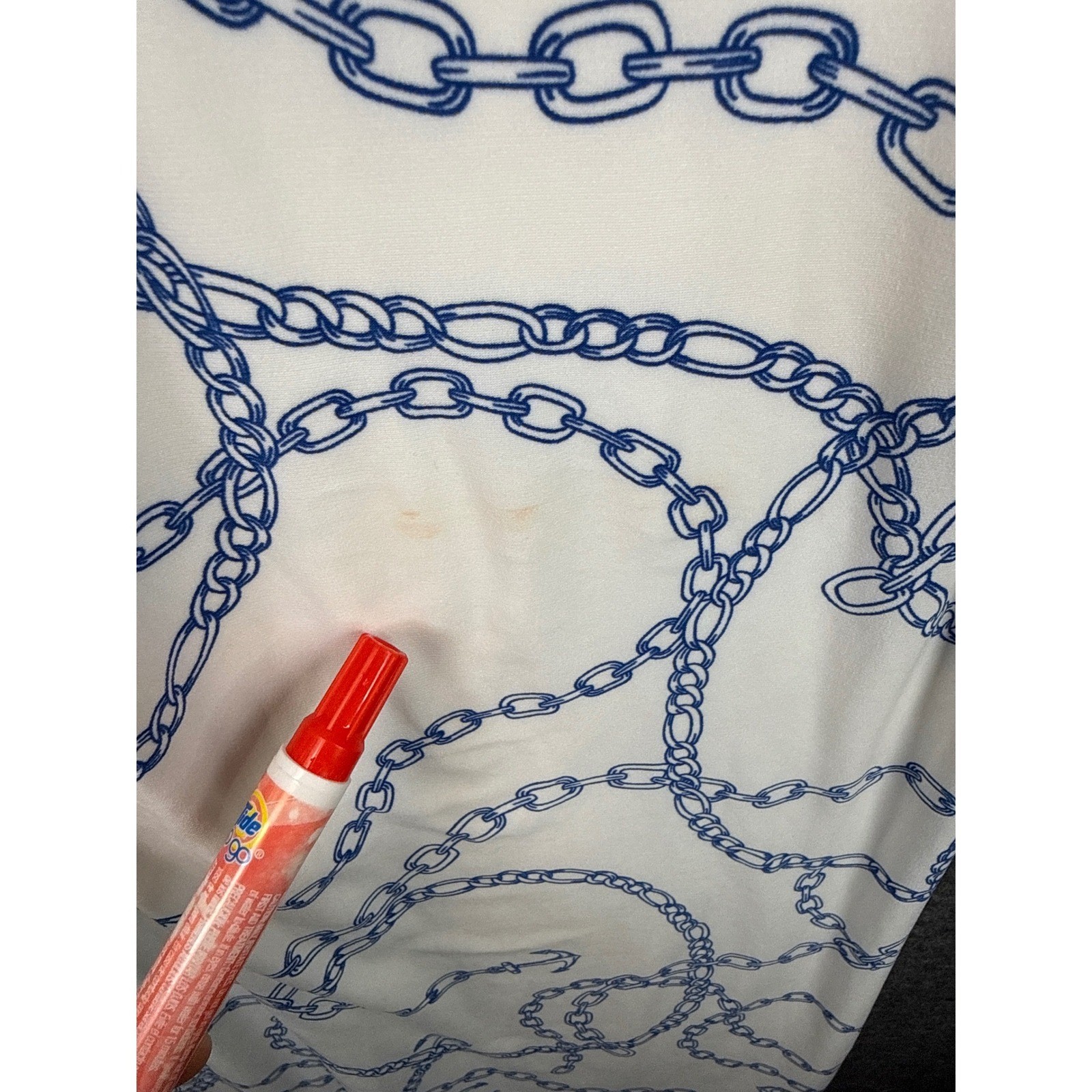 NWT Lauren Ralph Lauren Nautical Print Sleeveless Wide Leg Jumpsuit Women Size 0 thumbnail 2