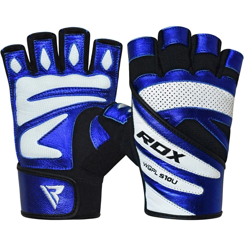 RDX Weight Lifting Gloves with Wrist Support Leather Gym Fitness Training