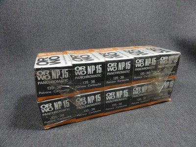 LOT 10X ORWO NP15 135-36 B&W 25 ASA EXPIRED 1987 GDR FILM PANCHROMATIC TGL 7441