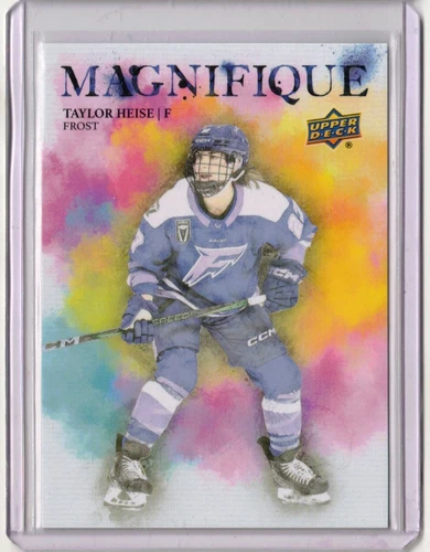 TAYLOR HEISE 25/26 2026 Upper Deck PWHL MAGNIFIQUE #M-8 VERY RARE SSP!  Frost