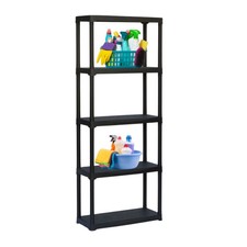 Steckregal Kunststoff Haushaltsregal Keller Lager Regal 5 Böden 70 x 30 x 176 cm