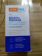 Severe Acne 10 Benzoyl Peroxide Deep Cleansing Foaming Wash 5oz Exp 03/26 S8